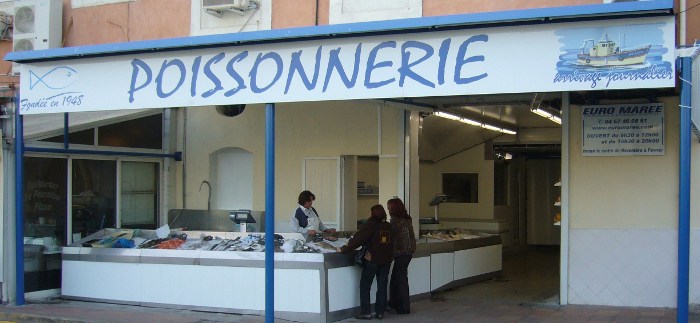 La Poissonnerie au centre ville de S&egrave;te 